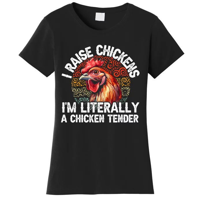 Chicken Tender Art Poultry Chicken Farmer Chicken Lovers Gift Women's T-Shirt