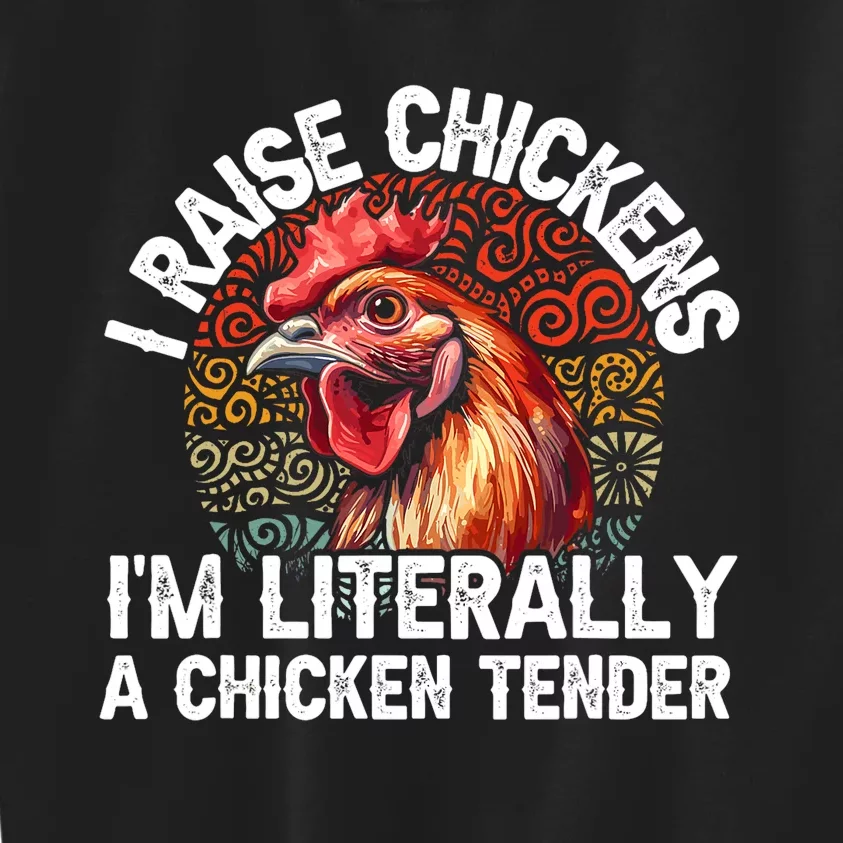 Chicken Tender Art Poultry Chicken Farmer Chicken Lovers Gift Kids Sweatshirt