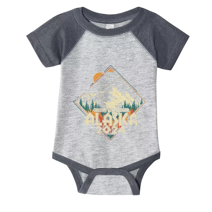 Cruisin Together Alaska 2024 Alaskan Cruise Trip Matching Infant Baby Jersey Bodysuit