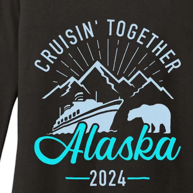 Cruisin Together Alaska 2024 Matching Cruising Vacation 2024 Womens CVC Long Sleeve Shirt