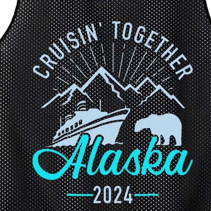 Cruisin Together Alaska 2024 Matching Cruising Vacation 2024 Mesh Reversible Basketball Jersey Tank