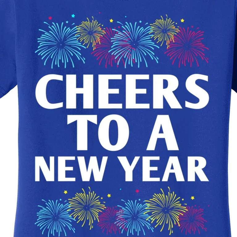 Cheers To A New Year Party Happy New Year Reunion Nye Family Gift Women's T-Shirt