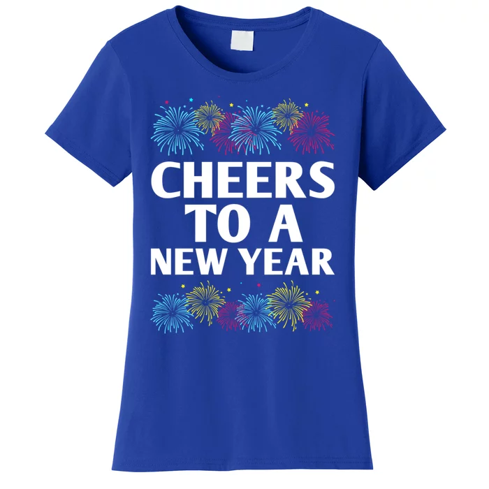 Cheers To A New Year Party Happy New Year Reunion Nye Family Gift Women's T-Shirt