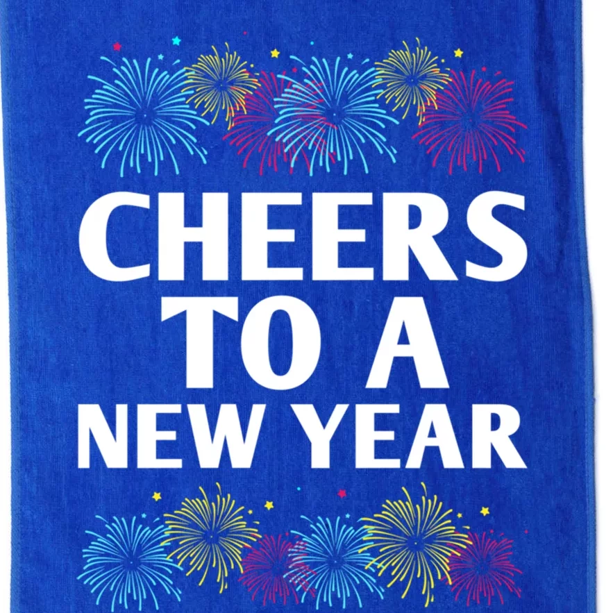 Cheers To A New Year Party Happy New Year Reunion Nye Family Gift Platinum Collection Golf Towel