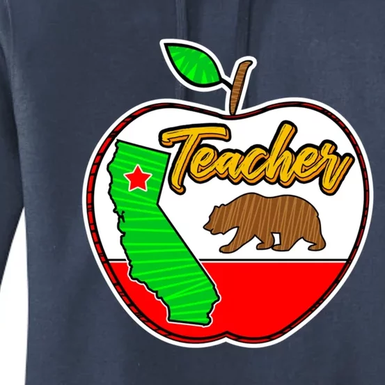 California Teacher Appreciati To School Gift Women's Pullover Hoodie