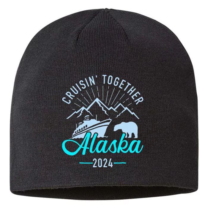 Cruisin Together Alaska 2024 Matching Cruising Vacation 8 1/2in Sustainable Knit Beanie