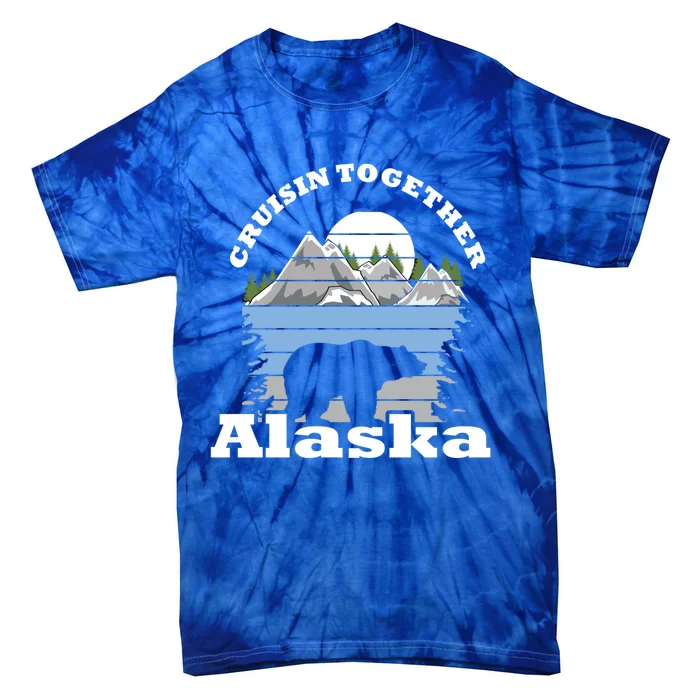 Cruisin Together Alaska Cruise Ship Family Vacation Gift Tie-Dye T-Shirt