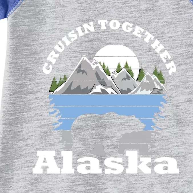 Cruisin Together Alaska Cruise Ship Family Vacation Gift Infant Baby Jersey Bodysuit