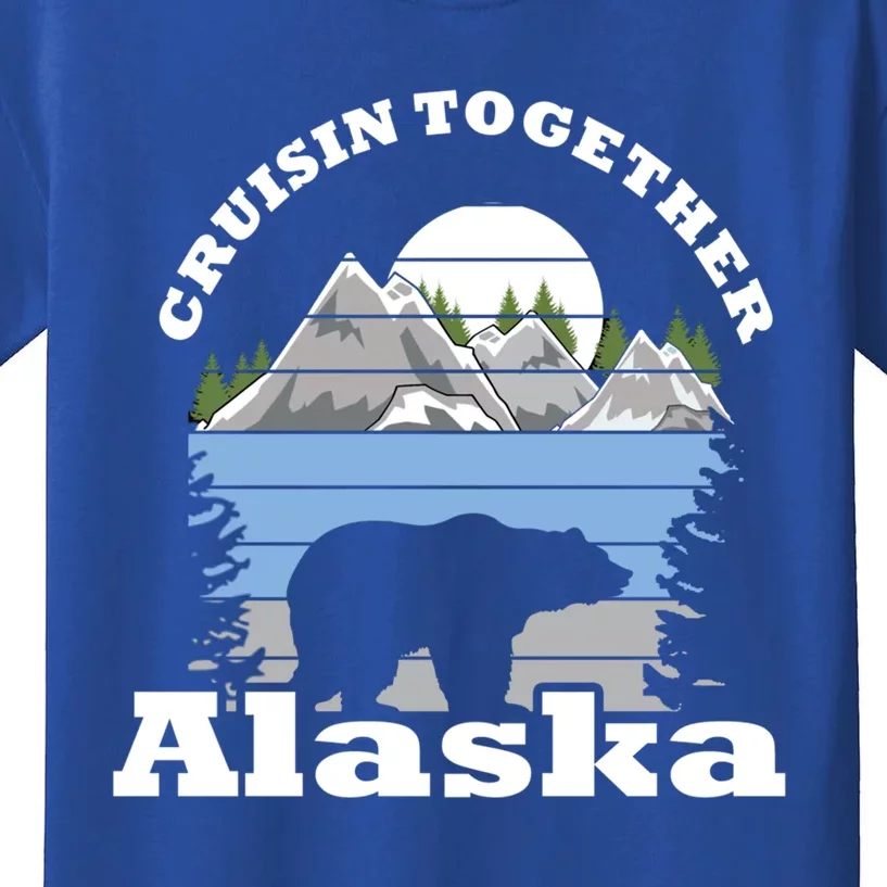 Cruisin Together Alaska Cruise Ship Family Vacation Gift Kids T-Shirt