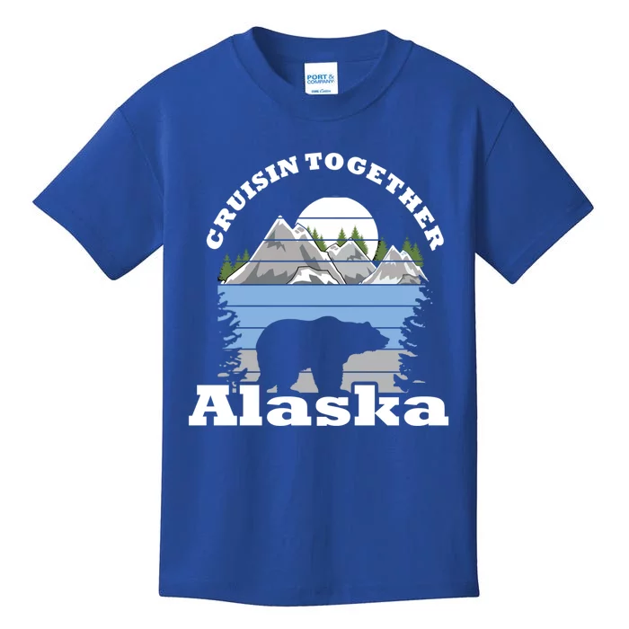 Cruisin Together Alaska Cruise Ship Family Vacation Gift Kids T-Shirt