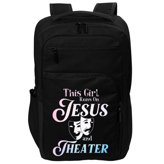 Cute Theatre Art For Teen Women Acting Musical Lover Impact Tech Backpack