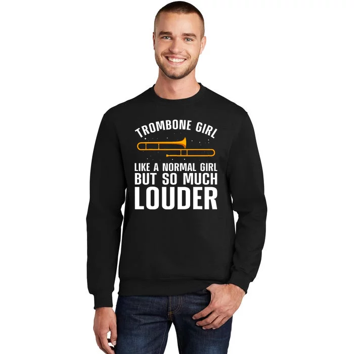 Cool Trombone Art Trombonist Trombone Lover Sweatshirt