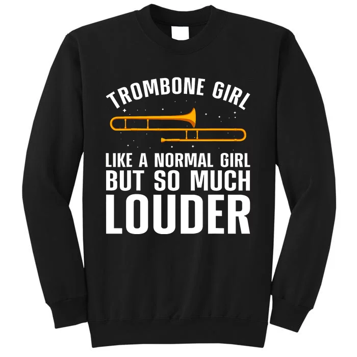 Cool Trombone Art Trombonist Trombone Lover Sweatshirt