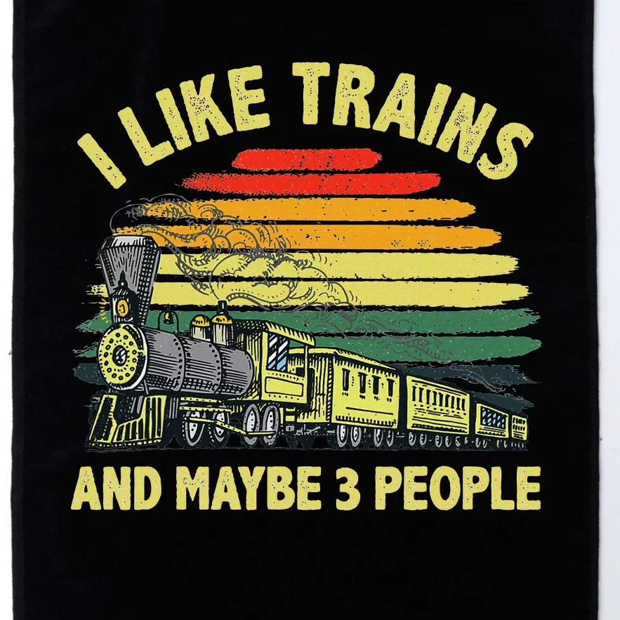 Cool Train Art Train Collector Railroad Worker Platinum Collection Golf Towel