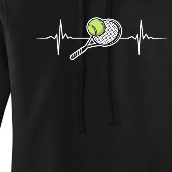 Cool Tennis Art For Racket Sport Tennis Player Women's Pullover Hoodie