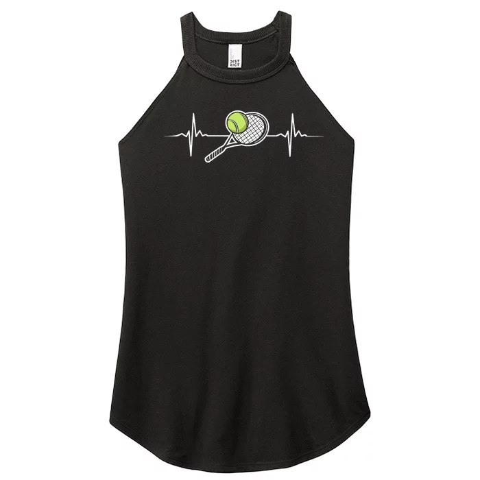 Cool Tennis Art For Racket Sport Tennis Player Women’s Perfect Tri Rocker Tank