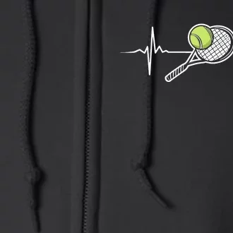 Cool Tennis Art For Racket Sport Tennis Player Full Zip Hoodie