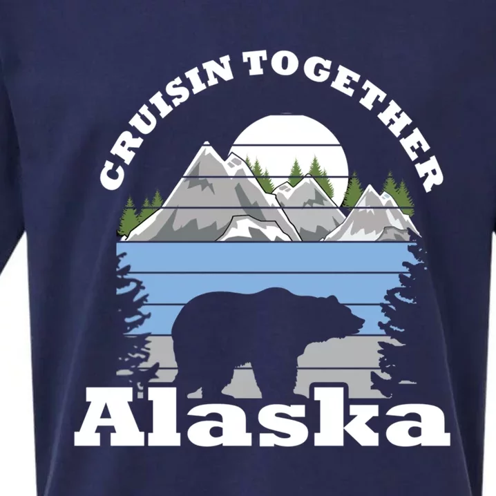 Cruisin Together Alaska Cruise Ship Family Vacation Cute Gift Sueded Cloud Jersey T-Shirt