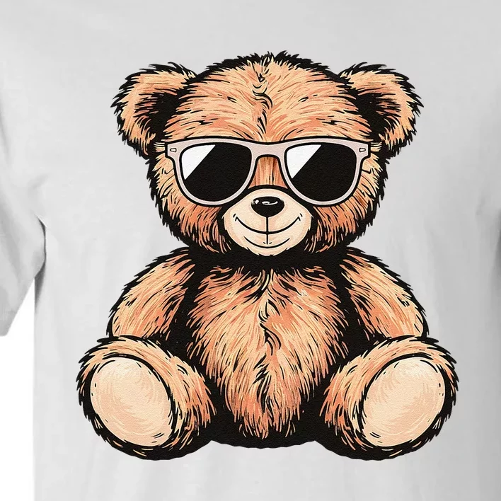 Cool Teddy Bear Casual Cute Funny Graphic Tall T-Shirt