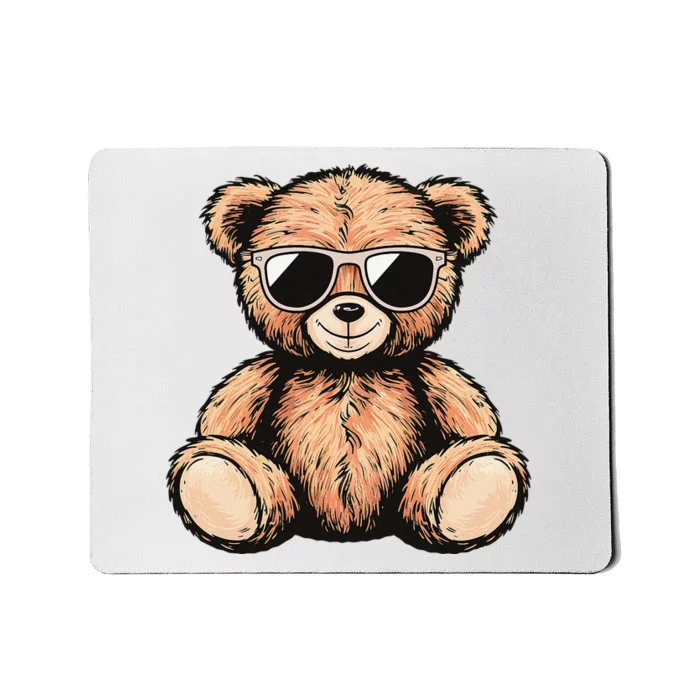 Cool Teddy Bear Casual Cute Funny Graphic Mousepad