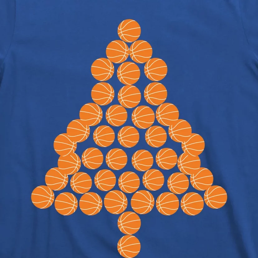 Christmas Tree Basketball Gift Basketball Christmas Funny Gift Great Gift T-Shirt