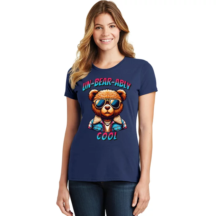 Cool Teddy Bear Sunglasses – Stay Chill In Style! Premium Women's T-Shirt