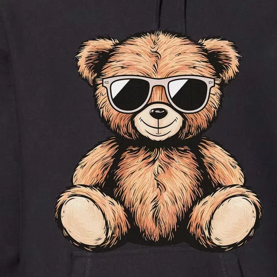 Cool Teddy Bear Women Casual Cute Funny Graphic Premium Hoodie