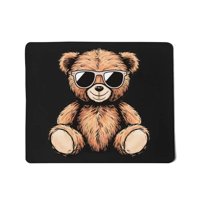 Cool Teddy Bear Women Casual Cute Funny Graphic Mousepad