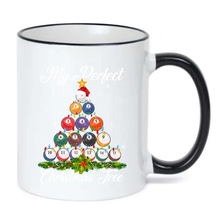 Christmas Tree Billiards Ugly Xmas Sweater Great Gift Black Color Changing Mug