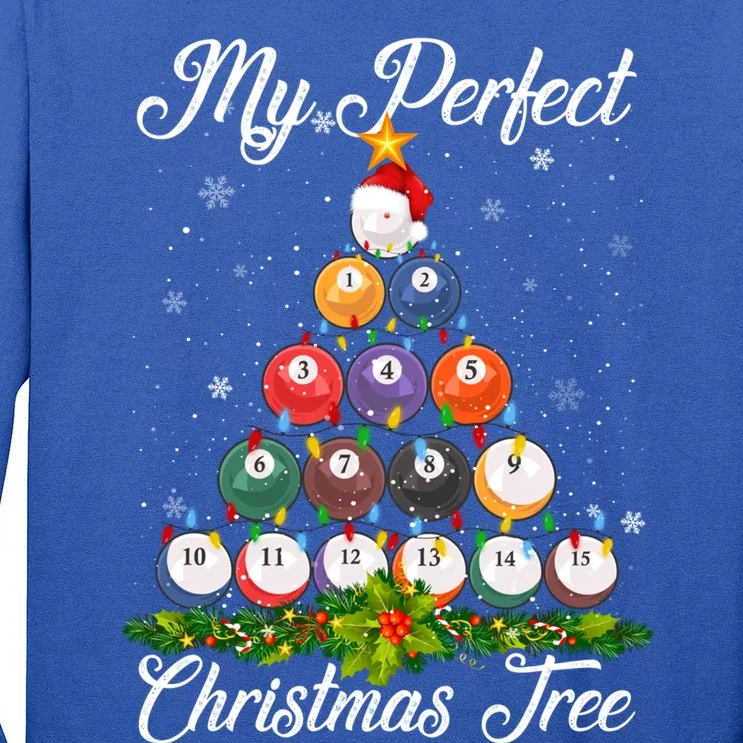 Christmas Tree Billiards Ugly Xmas Sweater Great Gift Long Sleeve Shirt