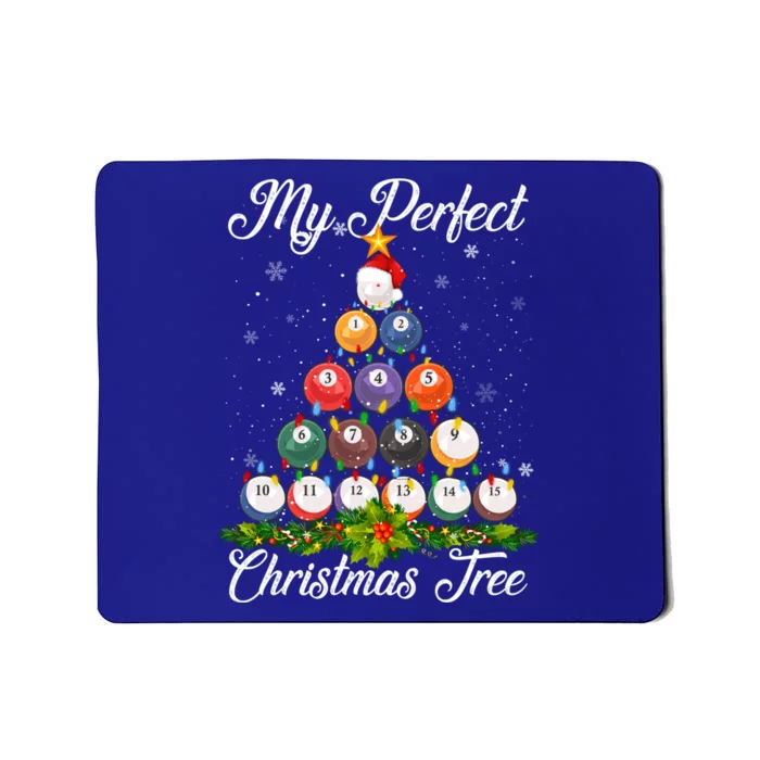 Christmas Tree Billiards Ugly Xmas Sweater Great Gift Mousepad