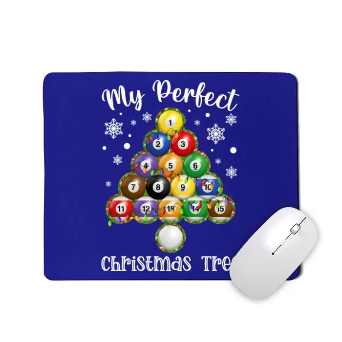 Christmas Tree Billiards Ugly Xmas Sweater Great Gift Mousepad