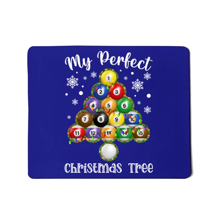 Christmas Tree Billiards Ugly Xmas Sweater Great Gift Mousepad