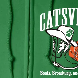 Catsville The Boots On Broadway Full Zip Hoodie