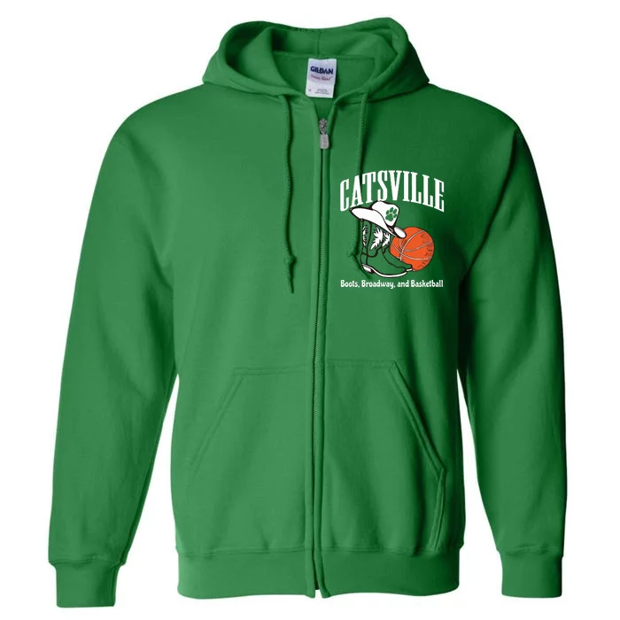 Catsville The Boots On Broadway Full Zip Hoodie