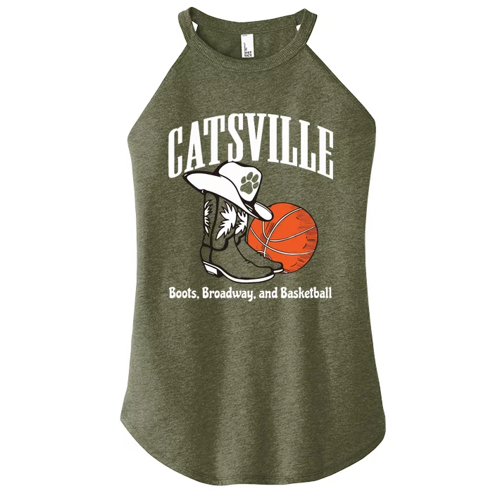 Catsville The Boots On Broadway Women’s Perfect Tri Rocker Tank