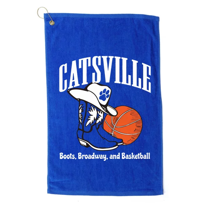 Catsville The Boots On Broadway Platinum Collection Golf Towel