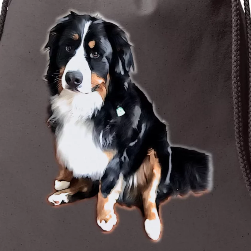 Celebrate The Bernese Mountain DogS Boundless Joy Mischief Drawstring Bag