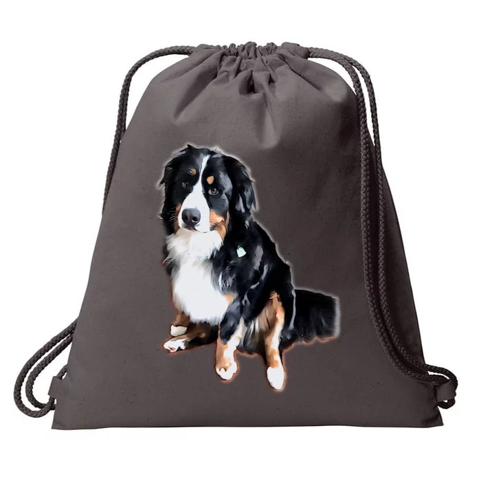 Celebrate The Bernese Mountain DogS Boundless Joy Mischief Drawstring Bag