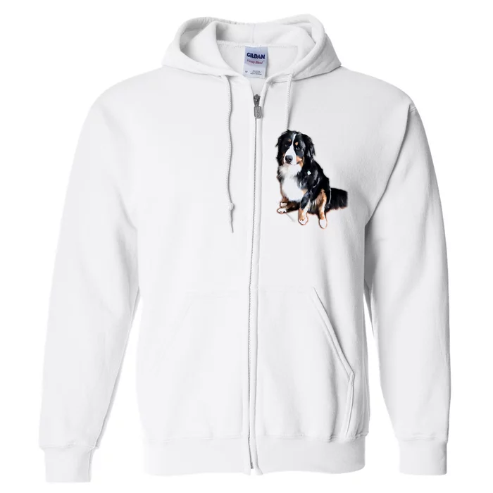 Celebrate The Bernese Mountain DogS Boundless Joy Mischief Full Zip Hoodie