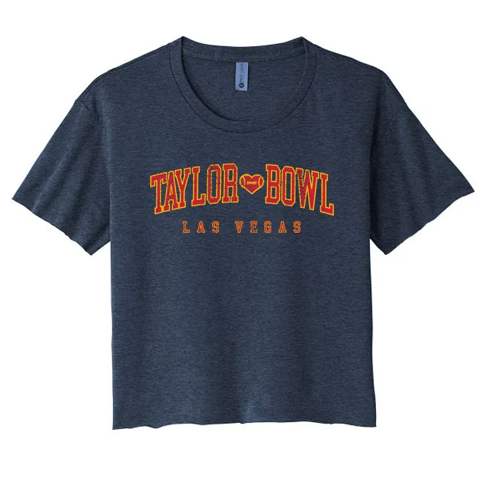 Cool Taylor Bowl Las Vegas 2024 Women's Crop Top Tee