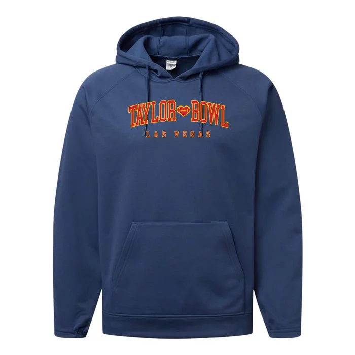 Cool Taylor Bowl Las Vegas Performance Fleece Hoodie