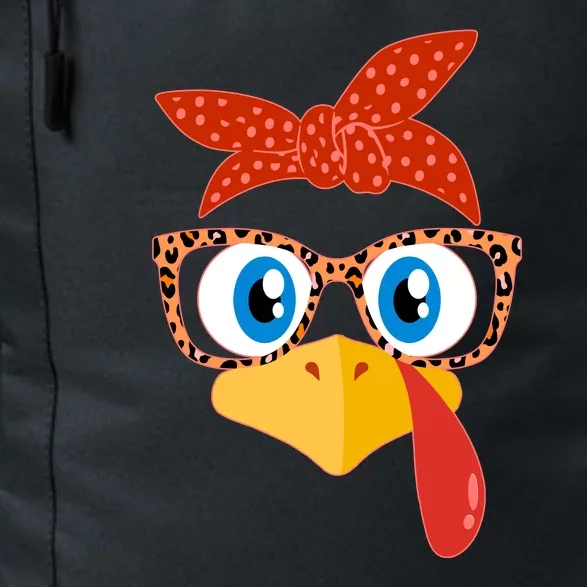 Cute Thanksgiving Bandana Glasses Turkey Girl Daily Commute Backpack