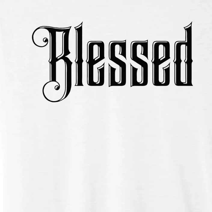 Christian T Blessed Black Bible Verses ChromaSoft Performance T-Shirt