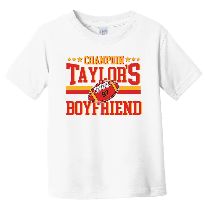 Champion Taylors Boyfriend Champion Taylors Boyfriend Toddler T-Shirt