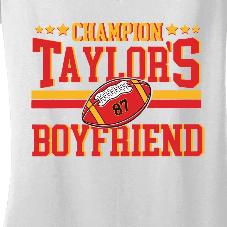 Champion Taylors Boyfriend Champion Taylors Boyfriend Women's V-Neck T-Shirt