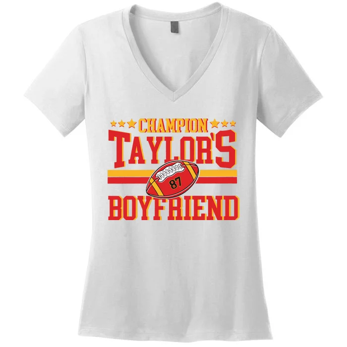 Champion Taylors Boyfriend Champion Taylors Boyfriend Women's V-Neck T-Shirt