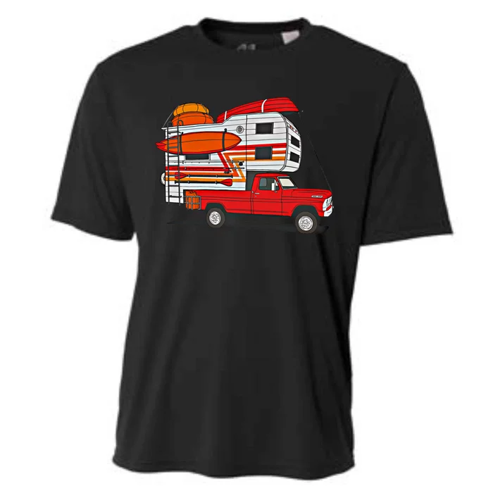 Camping Truck Boats Watercraft Kayaks And Paddleboards Cool Gift Cooling Performance Crew T-Shirt