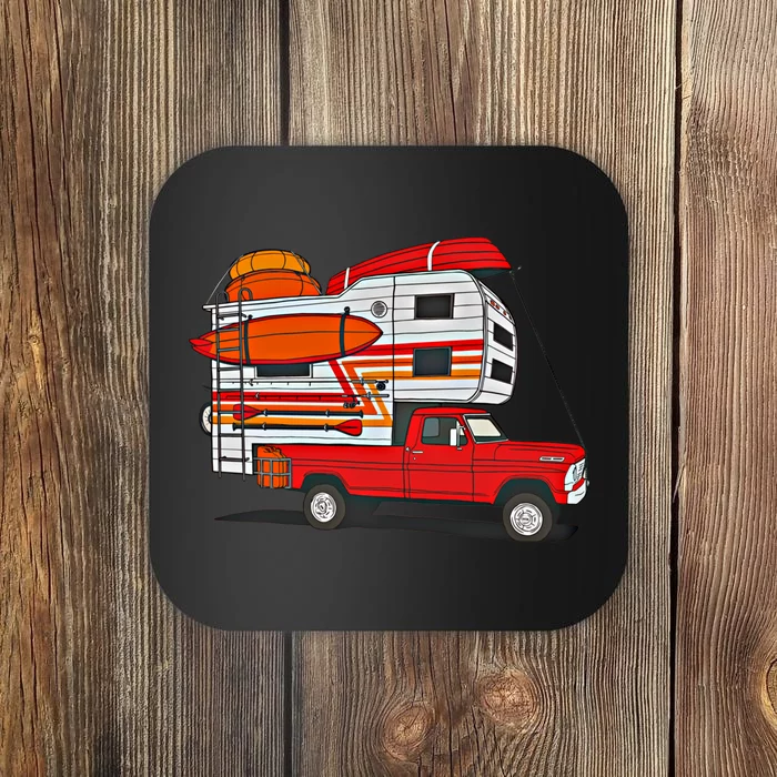 Camping Truck Boats Watercraft Kayaks And Paddleboards Cool Gift Coaster