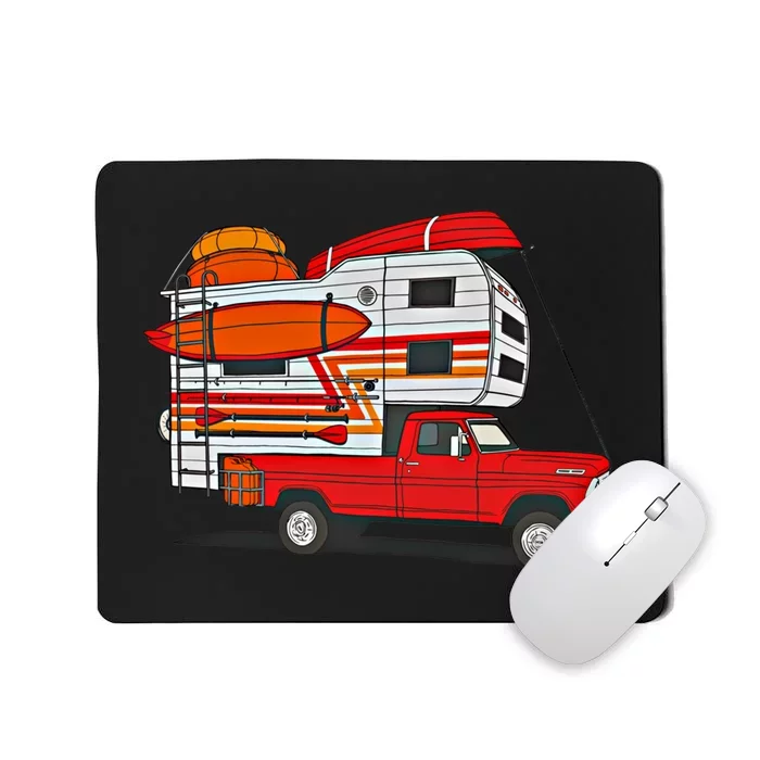 Camping Truck Boats Watercraft Kayaks And Paddleboards Cool Gift Mousepad